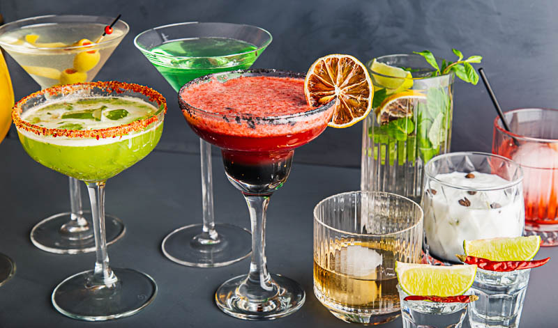 Shortdrinks, Longdrinks, Shooter oder Sours - die Welt der Cocktails ist vielfältig!