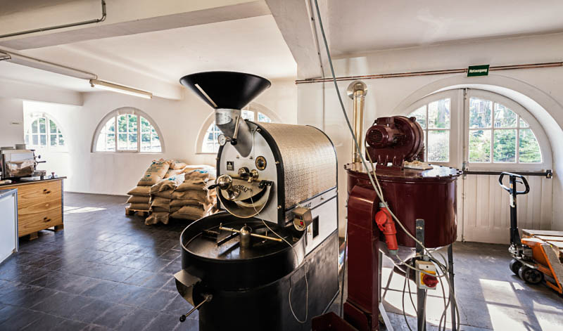 Die Rösterei: Hier wird der Kaffee von INDIE ROASTERS geröstet