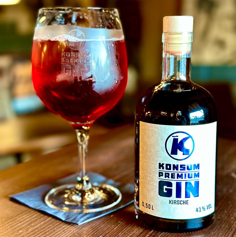 Der neue Konsum Premium Gin Kirsche