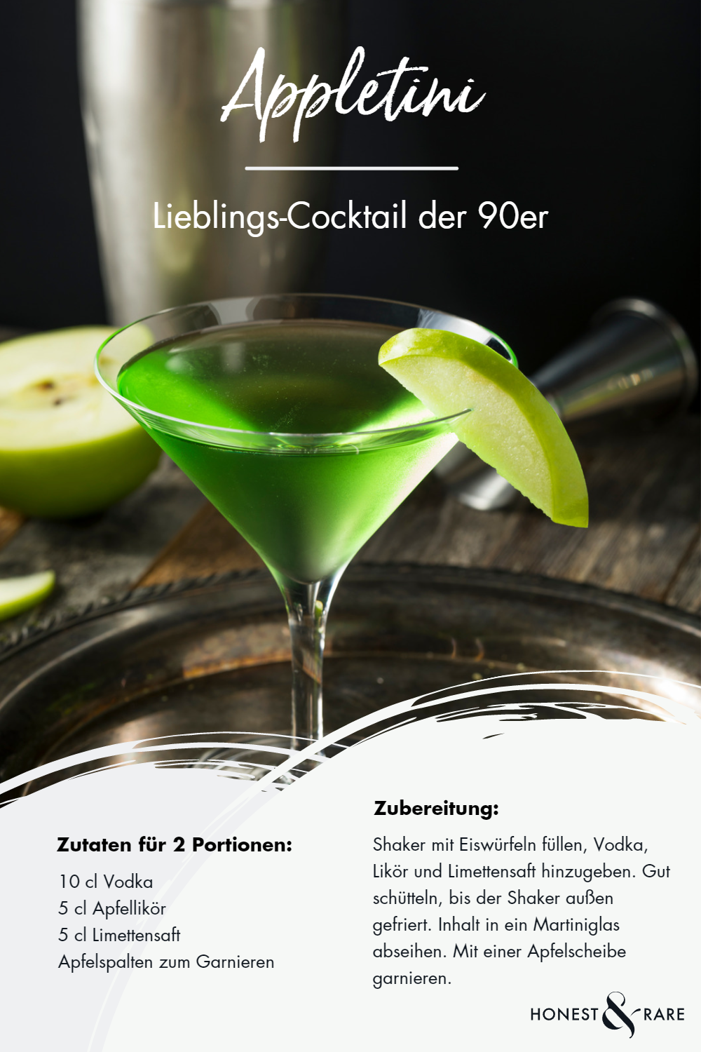 Appletini - das Rezept