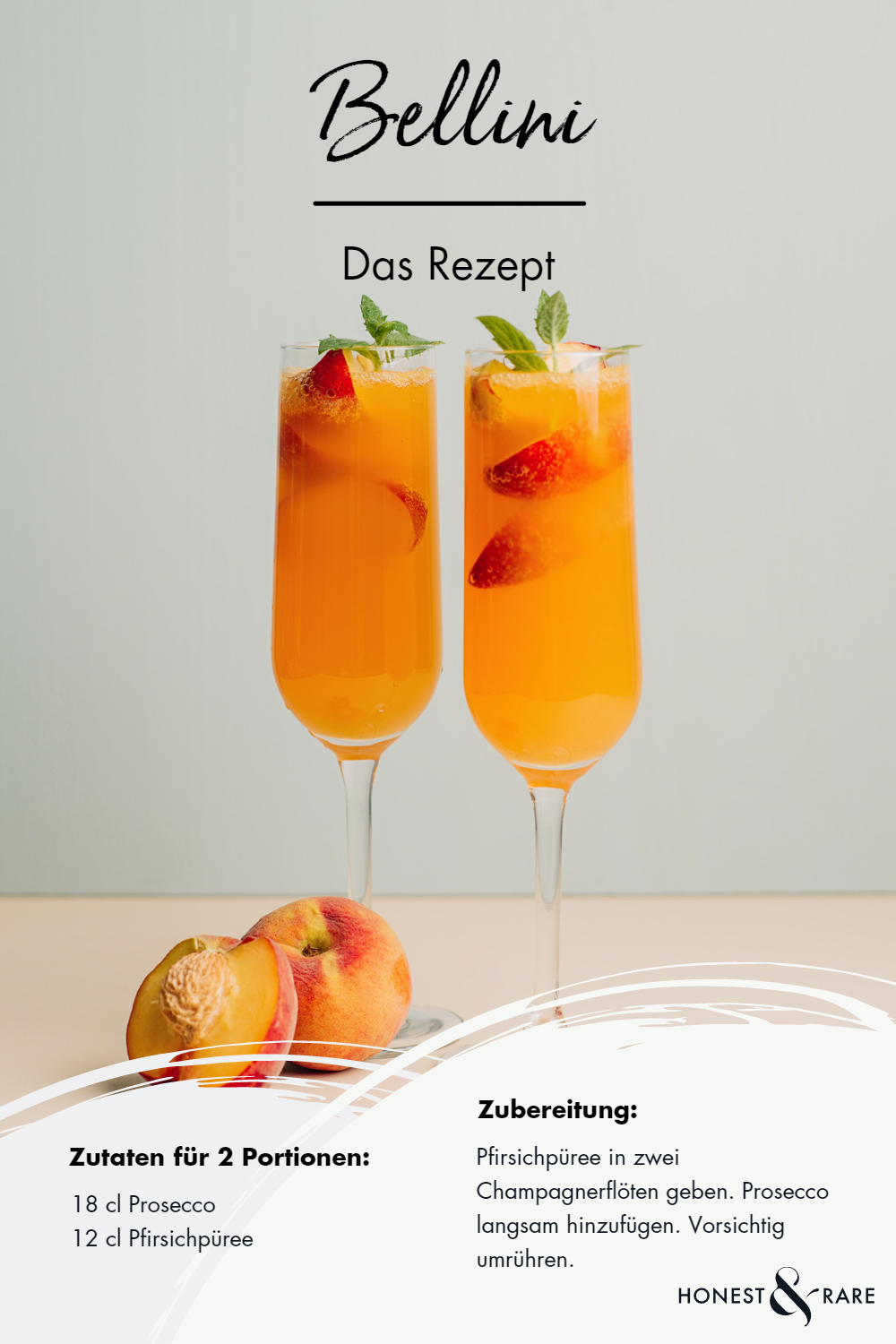 Bellini Cocktail Rezept