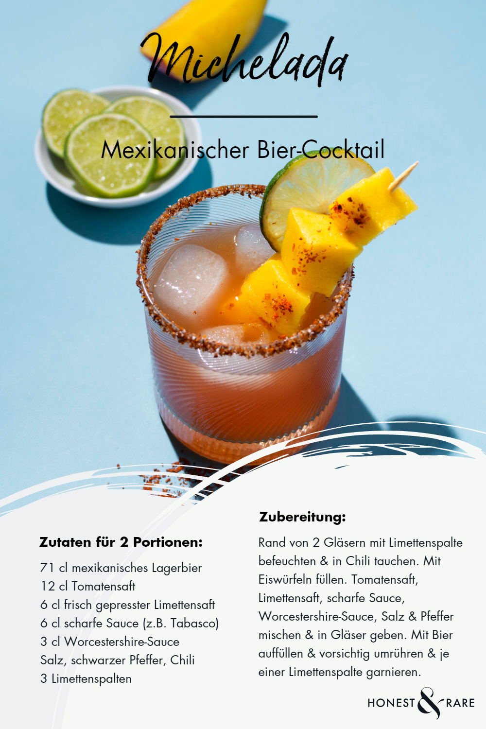 Michelada - das Rezept für den mexikanischen Bier-Cocktail