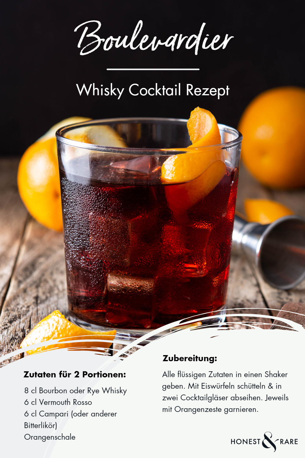 Boulevardier Cocktail Rezept