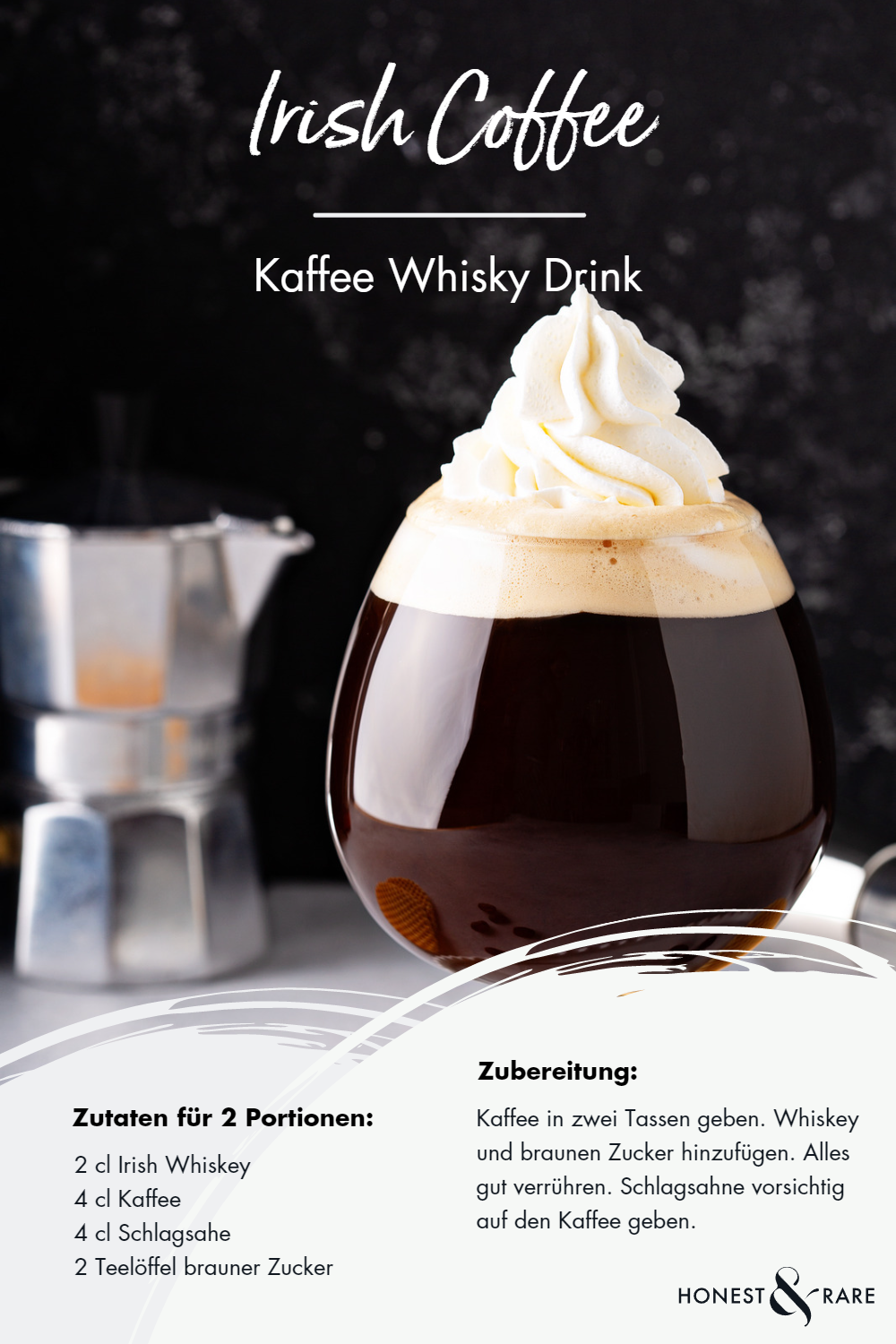 Irish Coffee - das Rezept