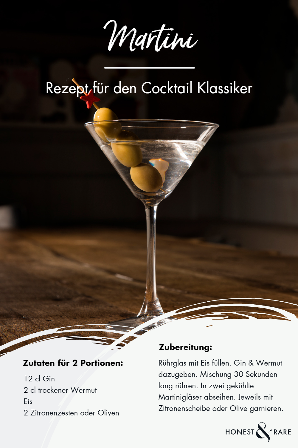 Martini Cocktail Rezept