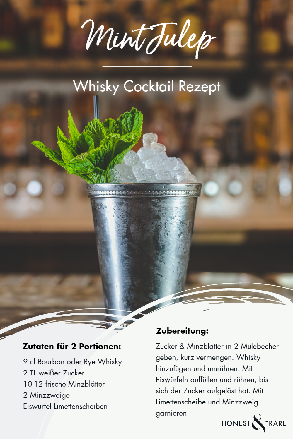 Mint Julep Cocktail Rezept
