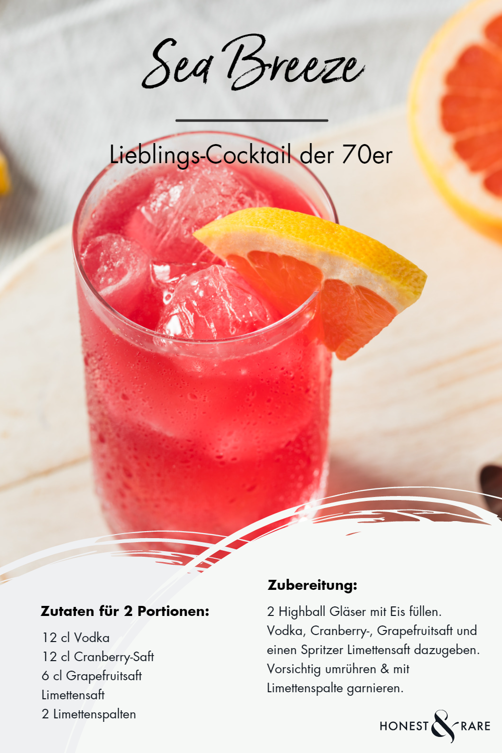 Sea Breeze Cocktail - das Rezept