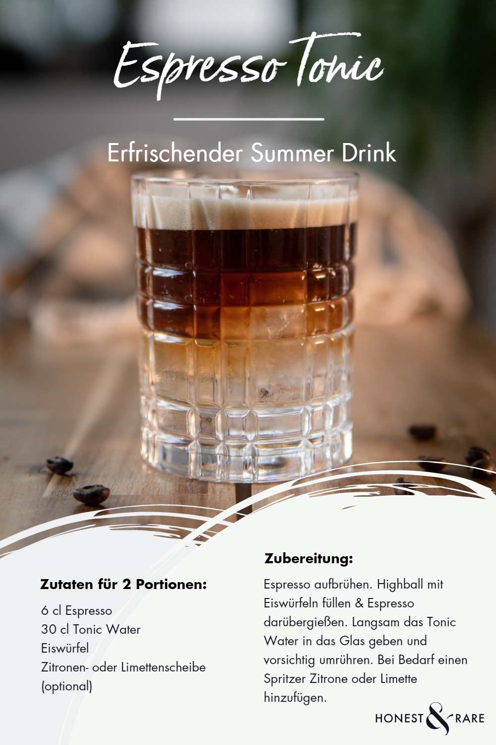 Espresso Tonic - das Rezept