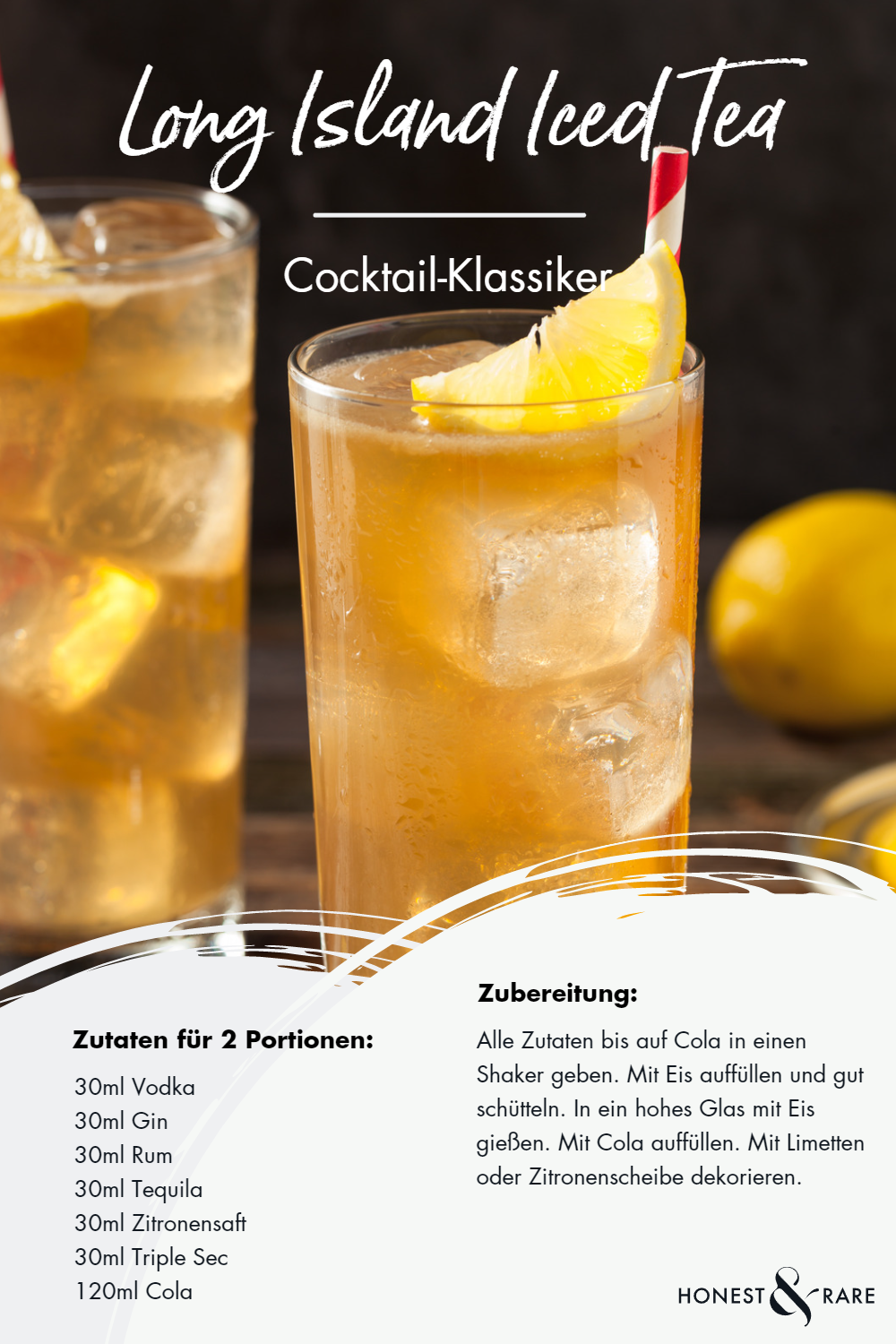 Long Island Iced Tea - das Rezept zum Cocktail-Klassiker