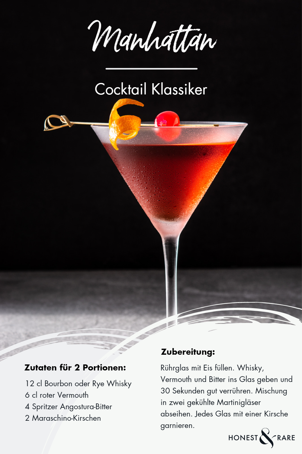 Manhattan - das Rezept zum Cocktail-Klassiker