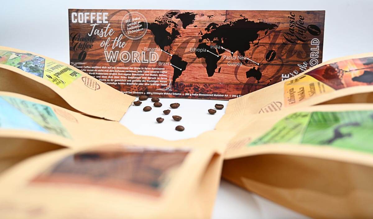 Classic Caffee Weltreise Kaffeepaket