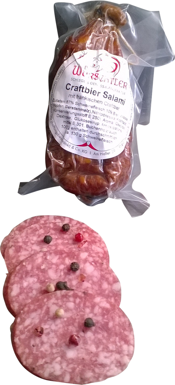 Buy the Wurschtler Craft Beer Salami Honest & Rare