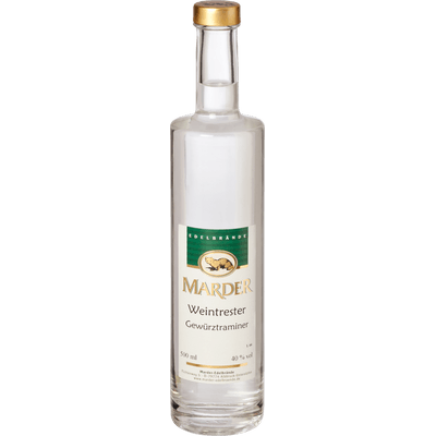 Marder Weintresterbrand aus Trester der Gewürztraminertraube, 500ml