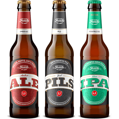 Happiness Package Of Joy - 12x Craft Beer (4x Amber Ale + 4x Just Pils + 4x The IPA)