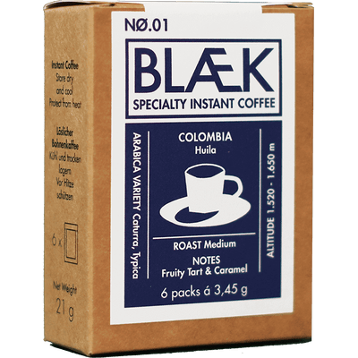 BLÆK Specialty Instant Coffee NØ.1
