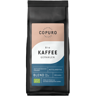 Copuro Bio Filterkaffee Mittelkräftig gemahlen