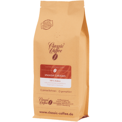 Aromatisierter Kaffee - Spanish Caramel — 500g