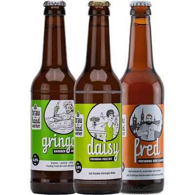 12x Beer - The brewery craftsmen "Badisches Dreierlei" - Tasting package