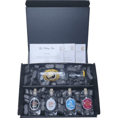 Ginmacher Gin Tasting Box - 4x different gin varieties + 1x tonic water