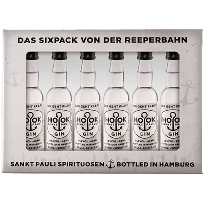 HOOK Gin Lütten Sixpack im Geschenkkarton 6x 4cl