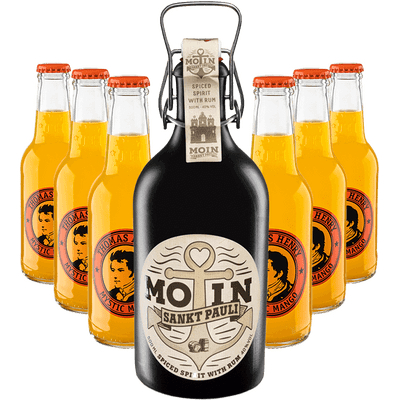 "MOIN Mische": MOIN Rum + 6x Thomas Henry Mystic Mango Limo 200ml
