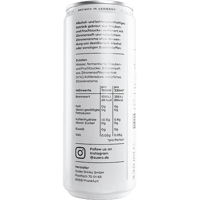 SUARO Lemon - 12x Hard Seltzer 3