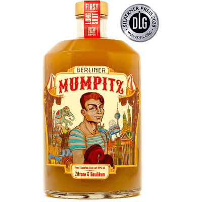 BERLINER MUMPITZ - Smoothie Liqueur - Zitrone & Basilikum