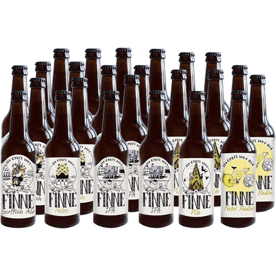 Finne Bio Craft Beer 24er Mix (6x Helles + 6x Pils + 6x IPA + 3x Scottish Ale + 3x Natur Radler)