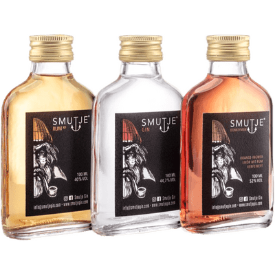 Smutje's Kombüsen Tasting Set (1x Rum XO + 1x Gin + 1x Donkeyman Likör)