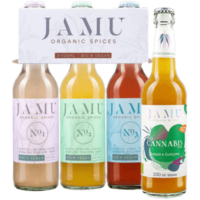 JAMU tasting package (3x sodas + 3x cannabis drink)