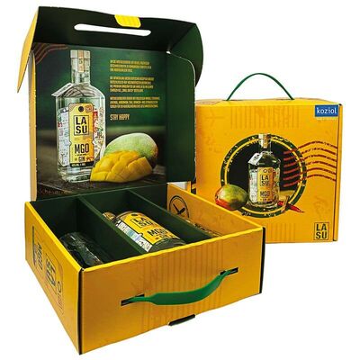 LA SU Geschenkset (1x Mango Gin + 2 Koizol Gläser)