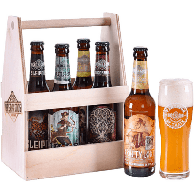 Eine Hand voll Götter - 5x Craft Beer + Bierglas