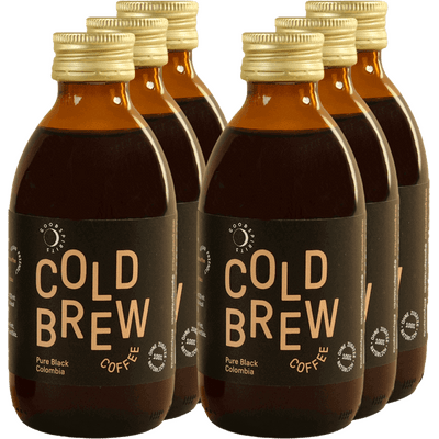 6x Pure Black Colombia Organic - Cold Brew Coffee