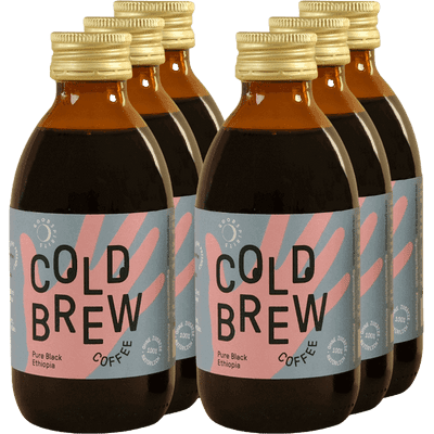 6x Pure Black Ethiopia Bio - Cold Brew Coffee