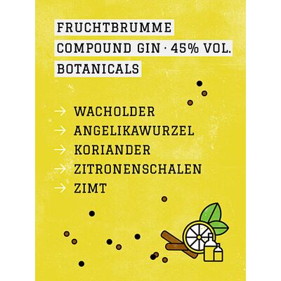 Manukat Fruchtbrumme Compound Gin 5ml 3
