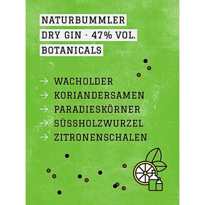 Manukat Gin Probierset groß (1x Naturbummler Dry Gin + 1x Fruchtbrumme Compound Gin)