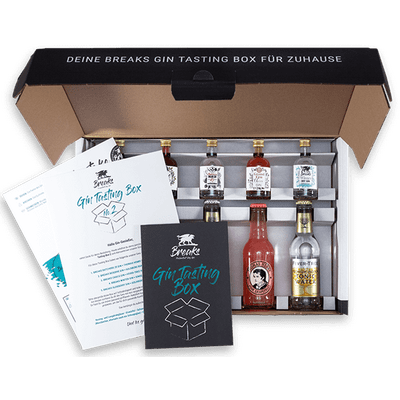 Breaks Gin Tasting Box 2 (5 different gins + 5 different tonic waters)