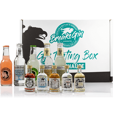 Breaks Gin Tasting Box 2 (5 different gins + 5 different tonic waters)