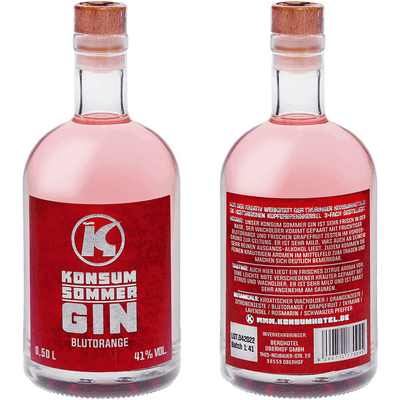 Konsum Sommer Gin Blutorange - New Western 3