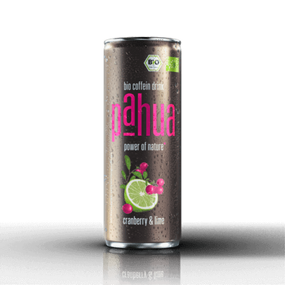 12x pahua Cranberry & Lime - Organic Energy Drink