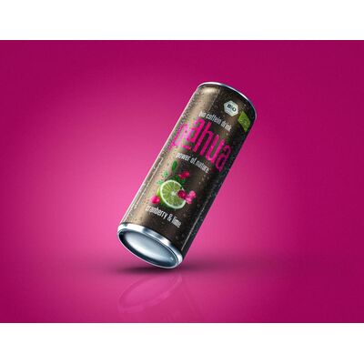 12x pahua Cranberry & Lime - Organic Energy Drink
