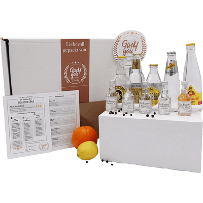Gin Tasting Box - Starter Set (5 x Gin + 5x Tonic Water)