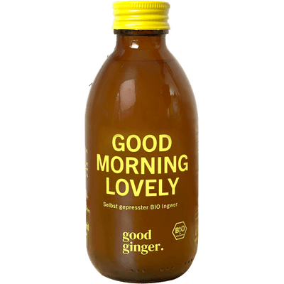 Bio Ingwersaft PUR + good message "Good Morning"