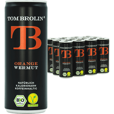 12 x TOM BROLIN - Orange Wermut - Bio-Erfrischungsgetränk