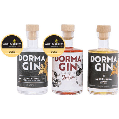 DormaGIN Tasting Set (1x London Dry Gin + 1x Sloe Gin + 1x Barrel Aged) 3