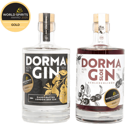 DormaGIN Gold Bundle (1x London Dry Gin + 1x Sloe Gin)