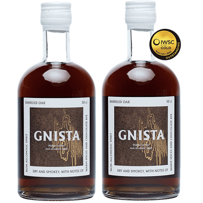 2x GNISTA Barreled Oak - Alkoholfreie Whisky-Alternative