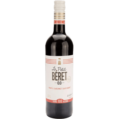 Le Petit Béret Rouge Cabernet Sauvignon - Non-alcoholic organic red wine