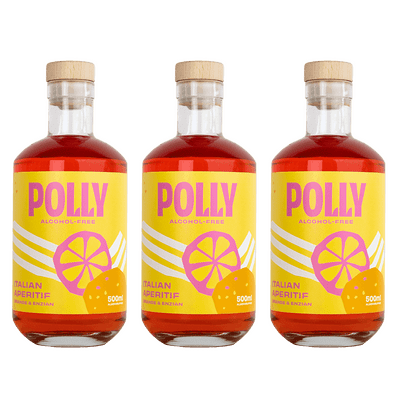 POLLY Italian Aperitif Value Pack - 3x Non-Alcoholic Aperitifs