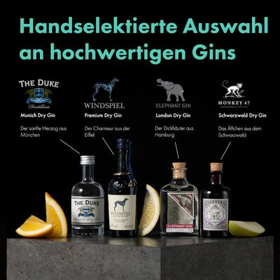 Couchtasting Gin Box - Gin Tasting Set 6